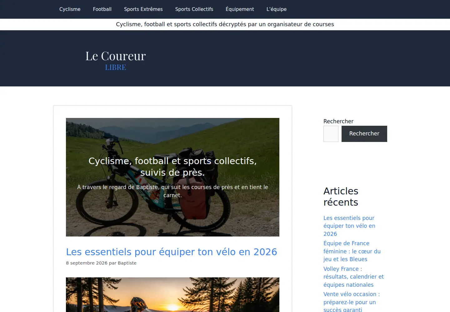 Captured homepage of cyclo-digne04.fr in the current scan