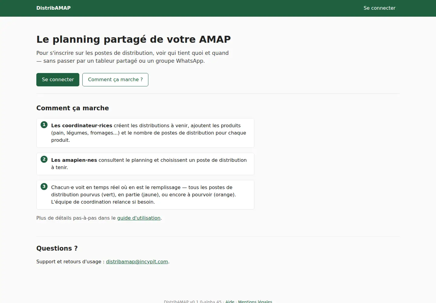 Screenshot of distribamap.fr