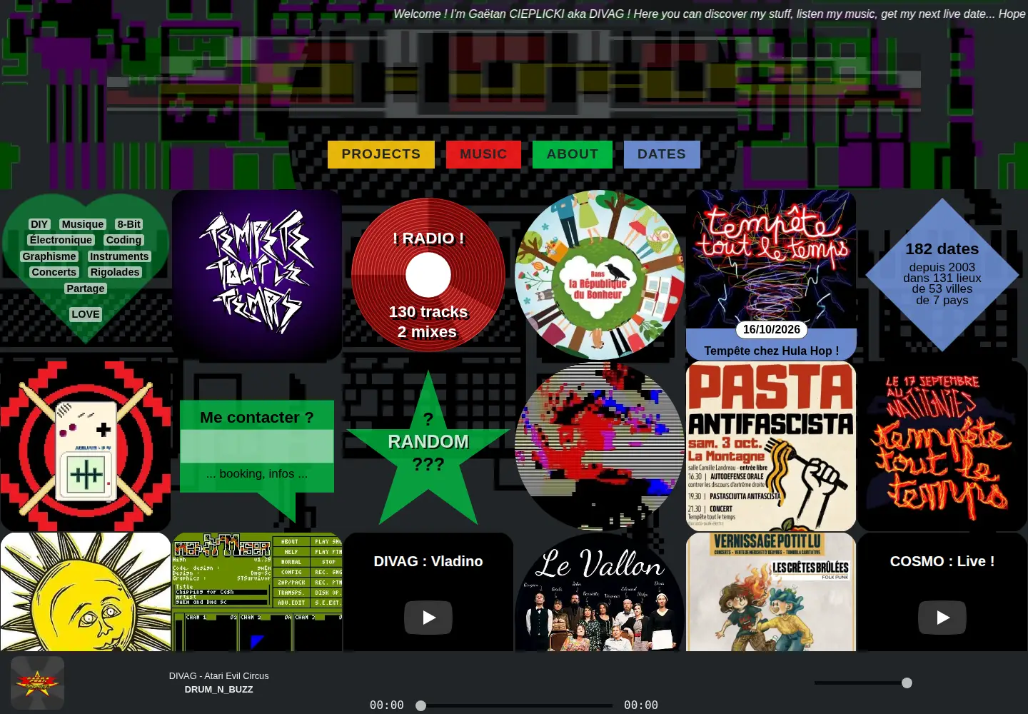Screenshot of divag.fr