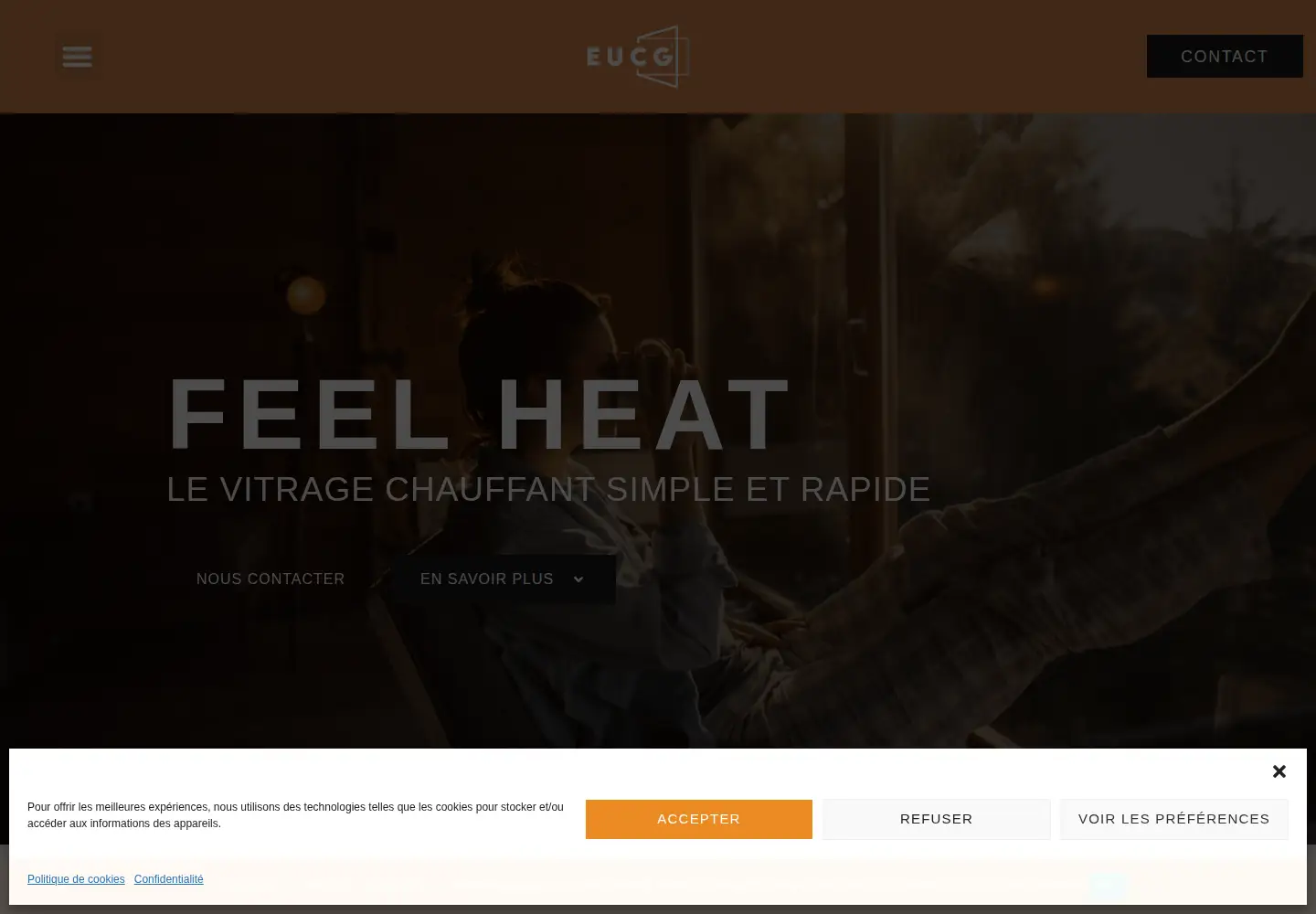 Captured homepage of eucg.fr in the current scan