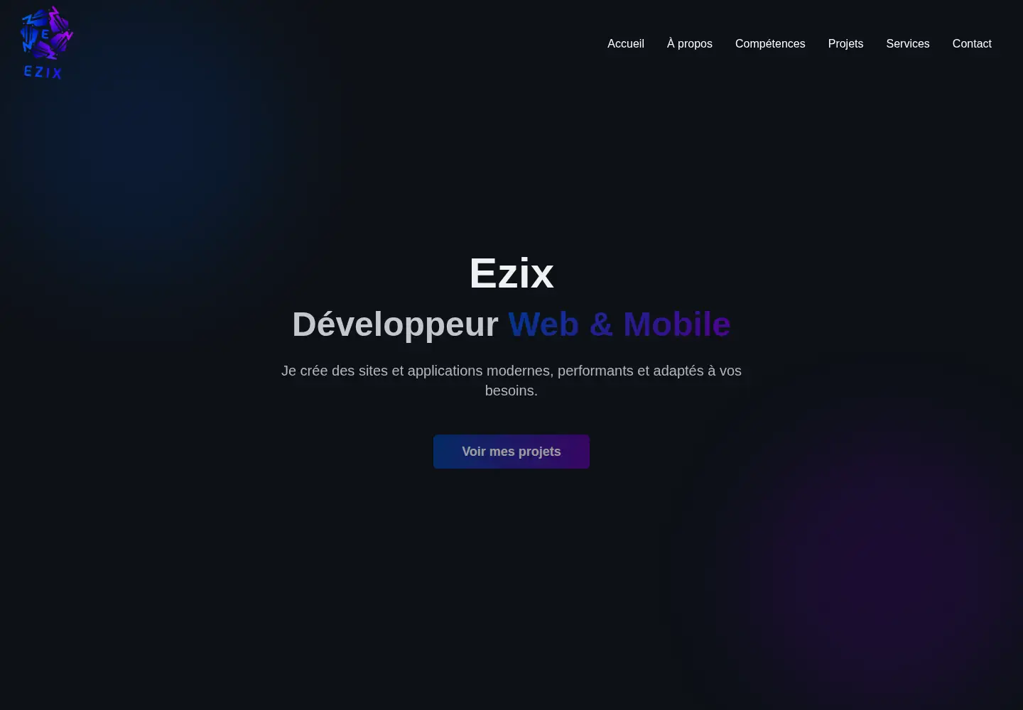 Screenshot of ezix.fr