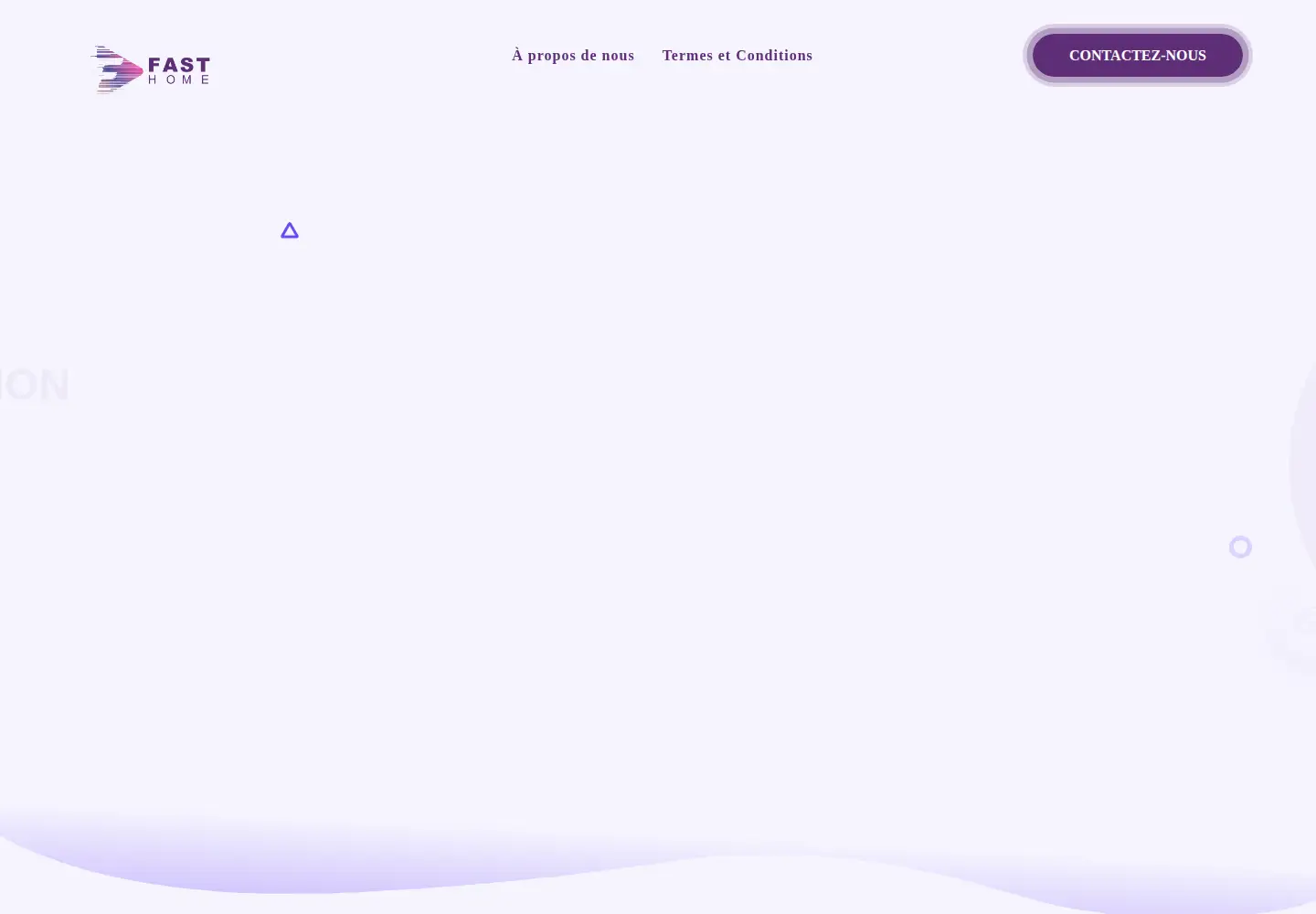 Captured homepage of fast-home.fr in the current scan