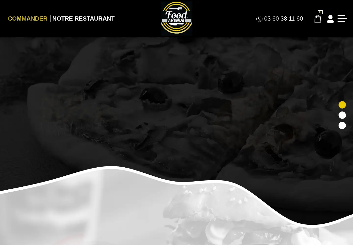 Captured homepage of food-avenue.fr in the current scan