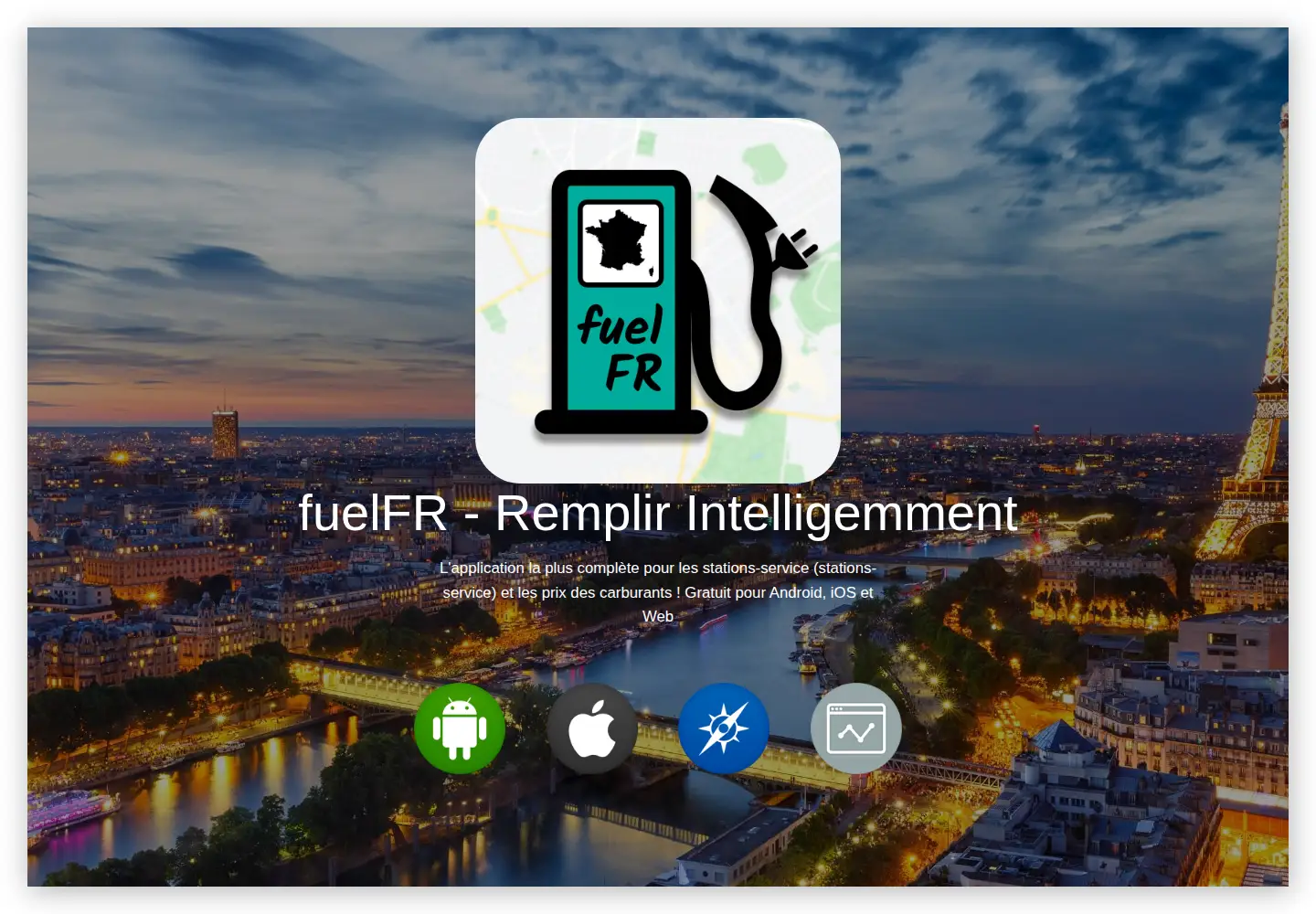 Captured homepage of fuelfr.fr in the current scan