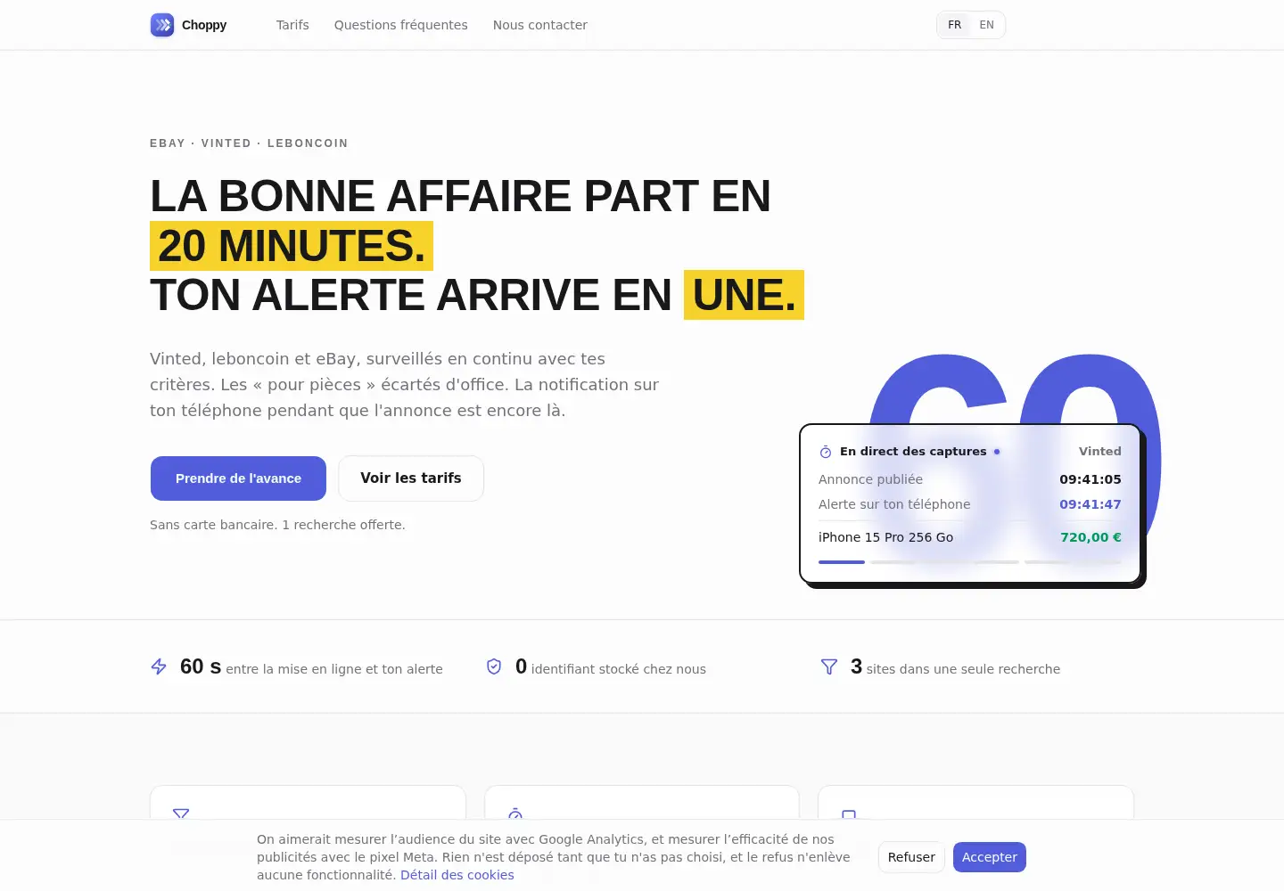 Screenshot of getchoppy.fr