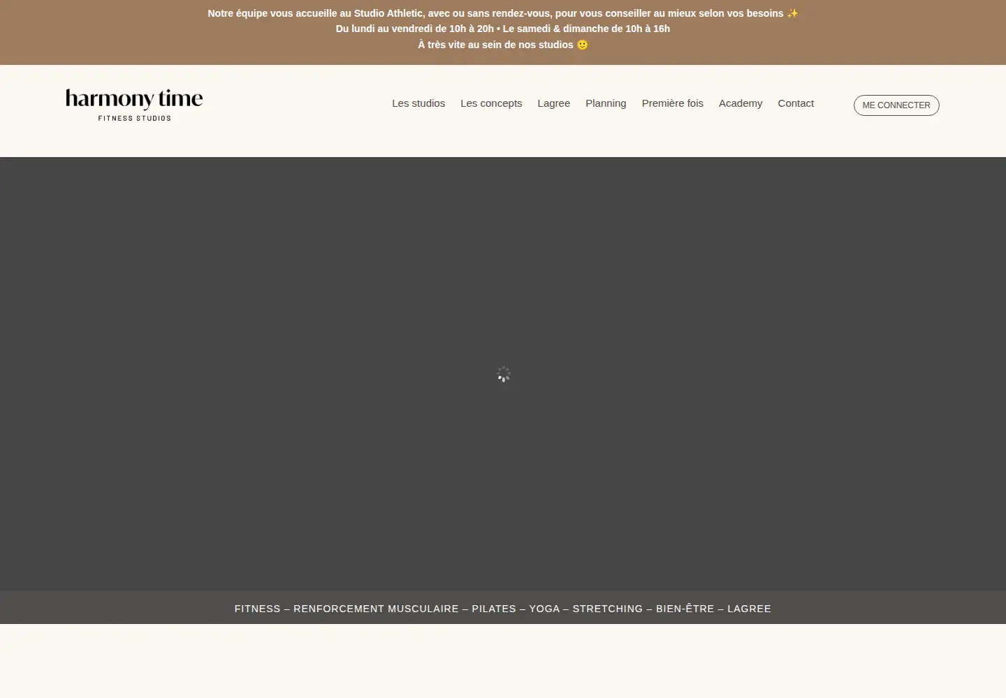 Screenshot of harmonytime.fr