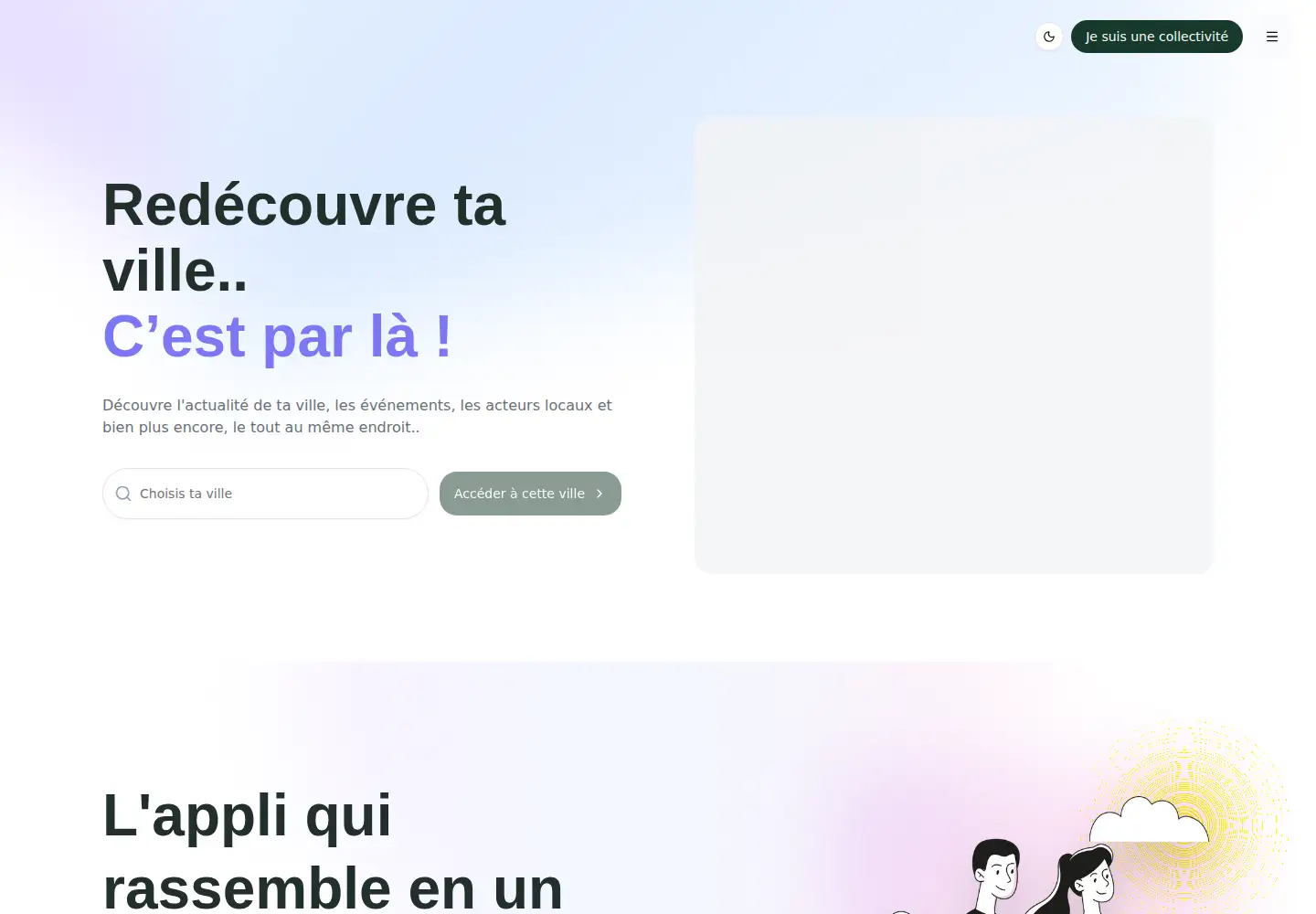 Screenshot of lavielocale.fr