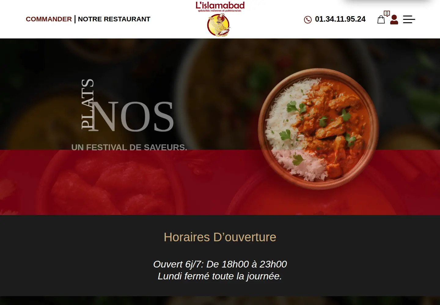 Screenshot of lislamabad.fr