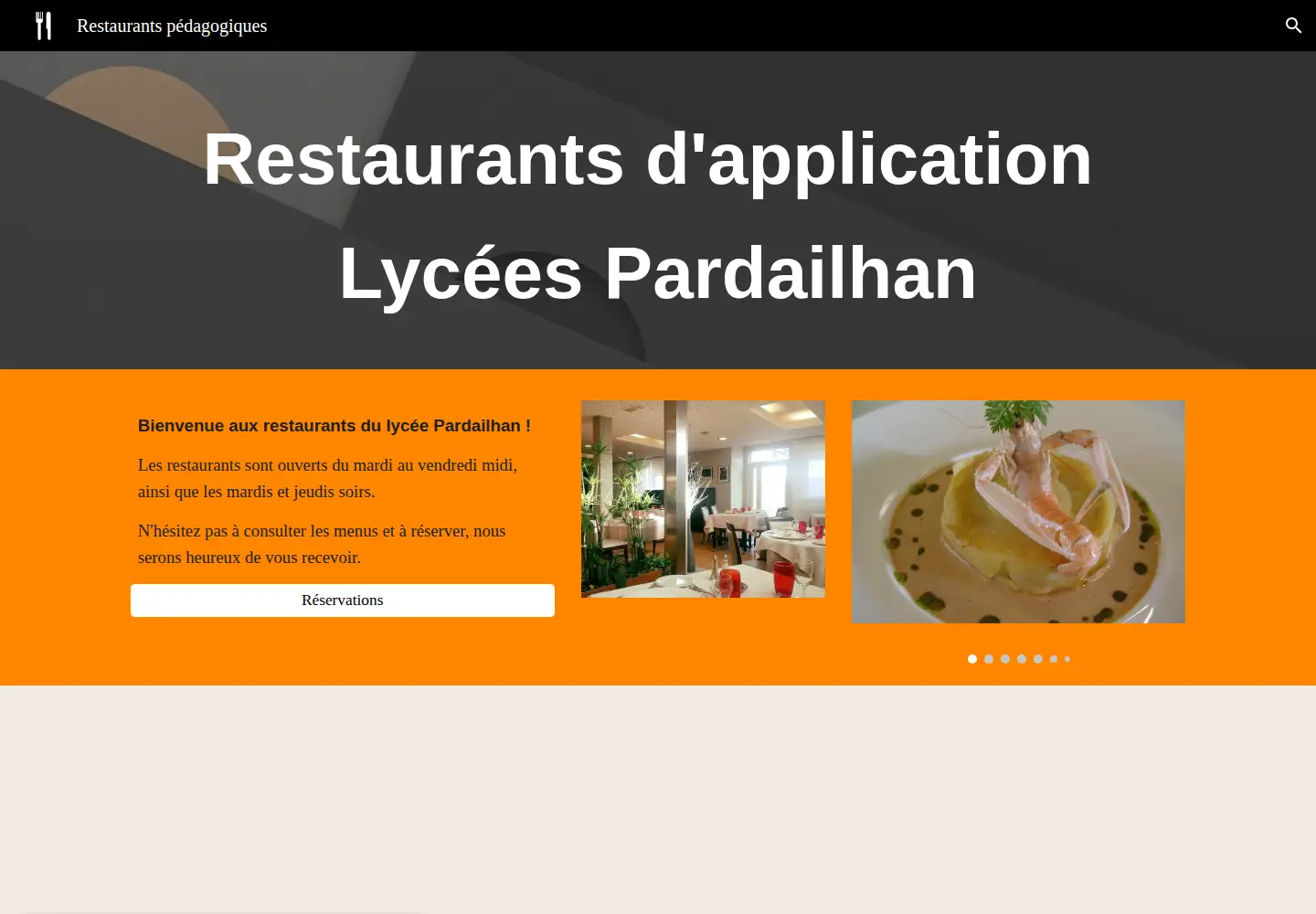 Screenshot of parda.fr