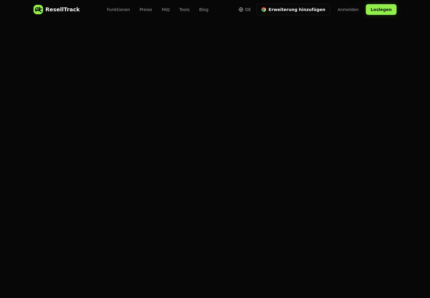 Screenshot of reselltrack.fr