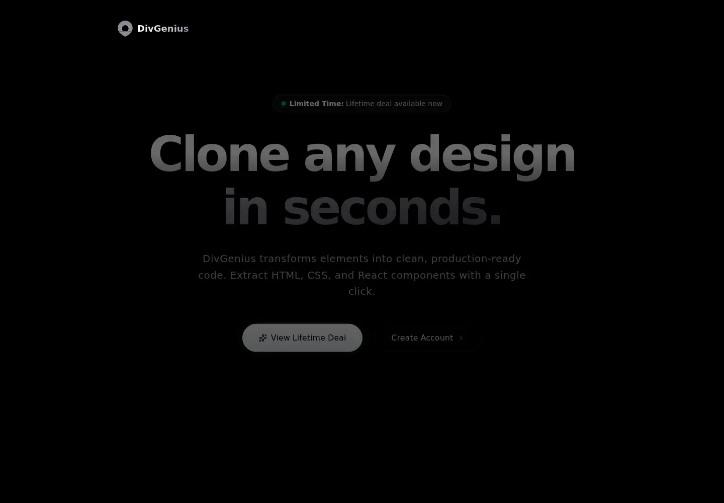 Screenshot of divgenius.fun