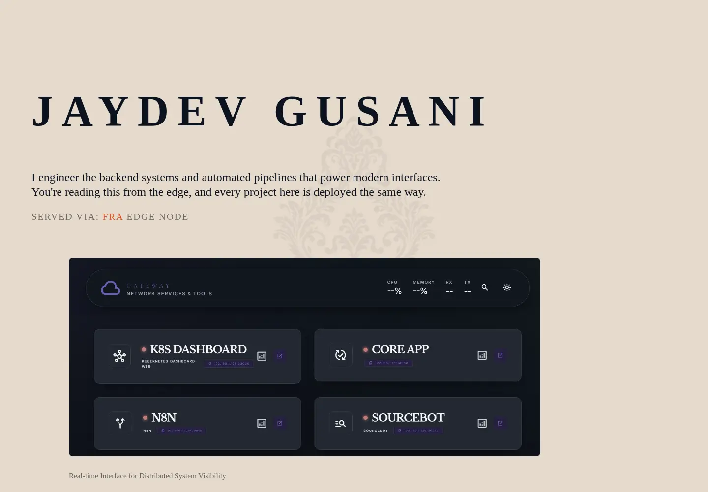 Screenshot of jaydev.fyi