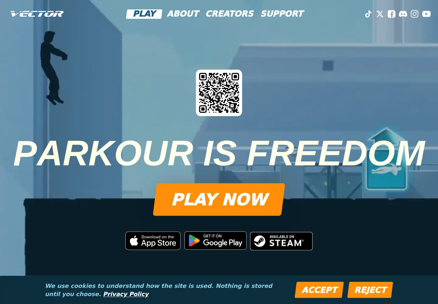 Screenshot of vector.game