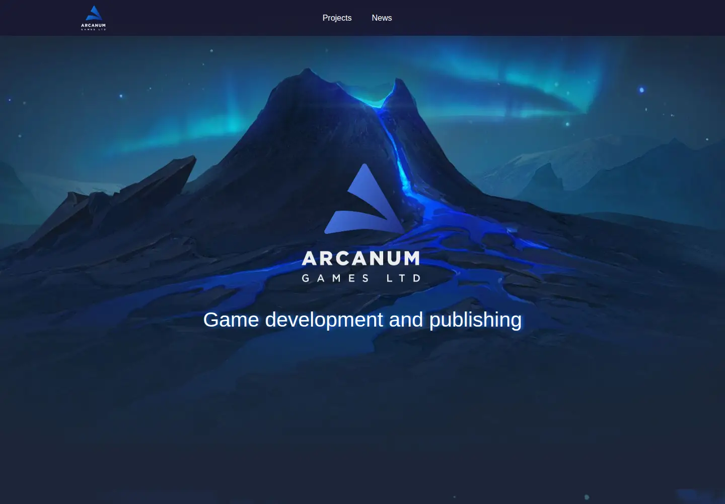 Screenshot of arcanum.games