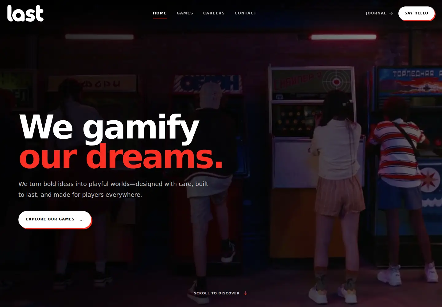 Screenshot of last.games