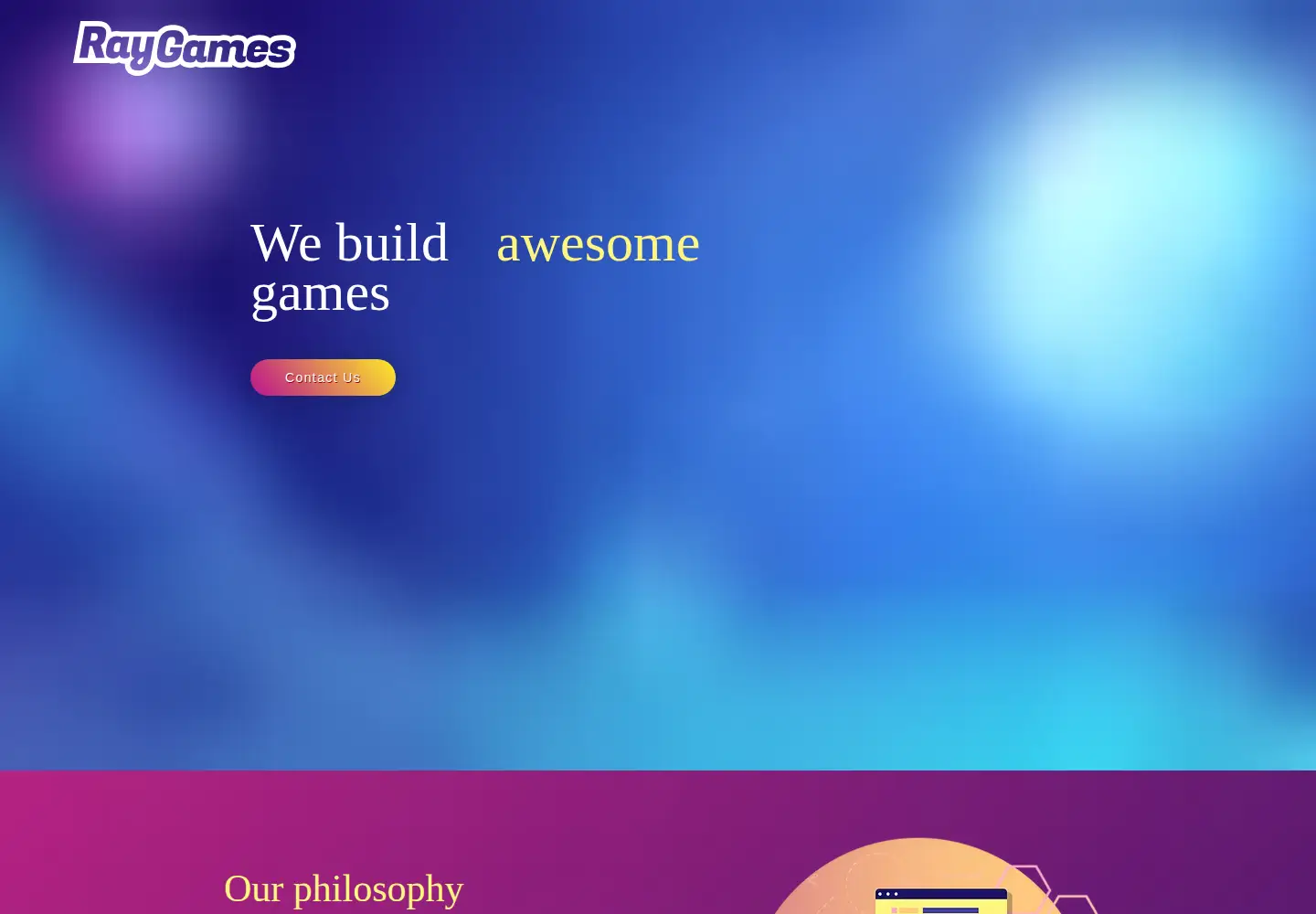 Screenshot of raymobile.games