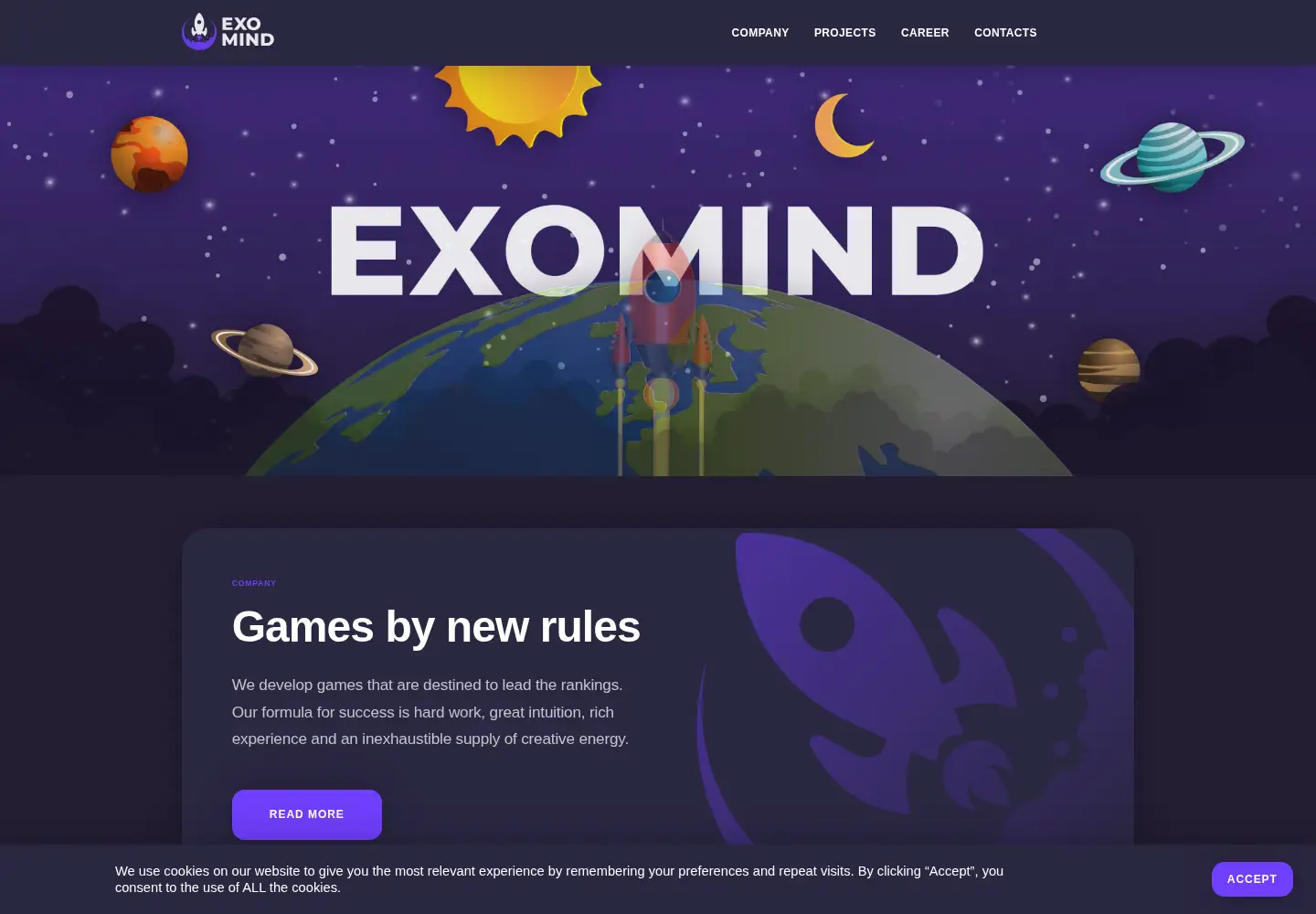 Screenshot of exomind.gg