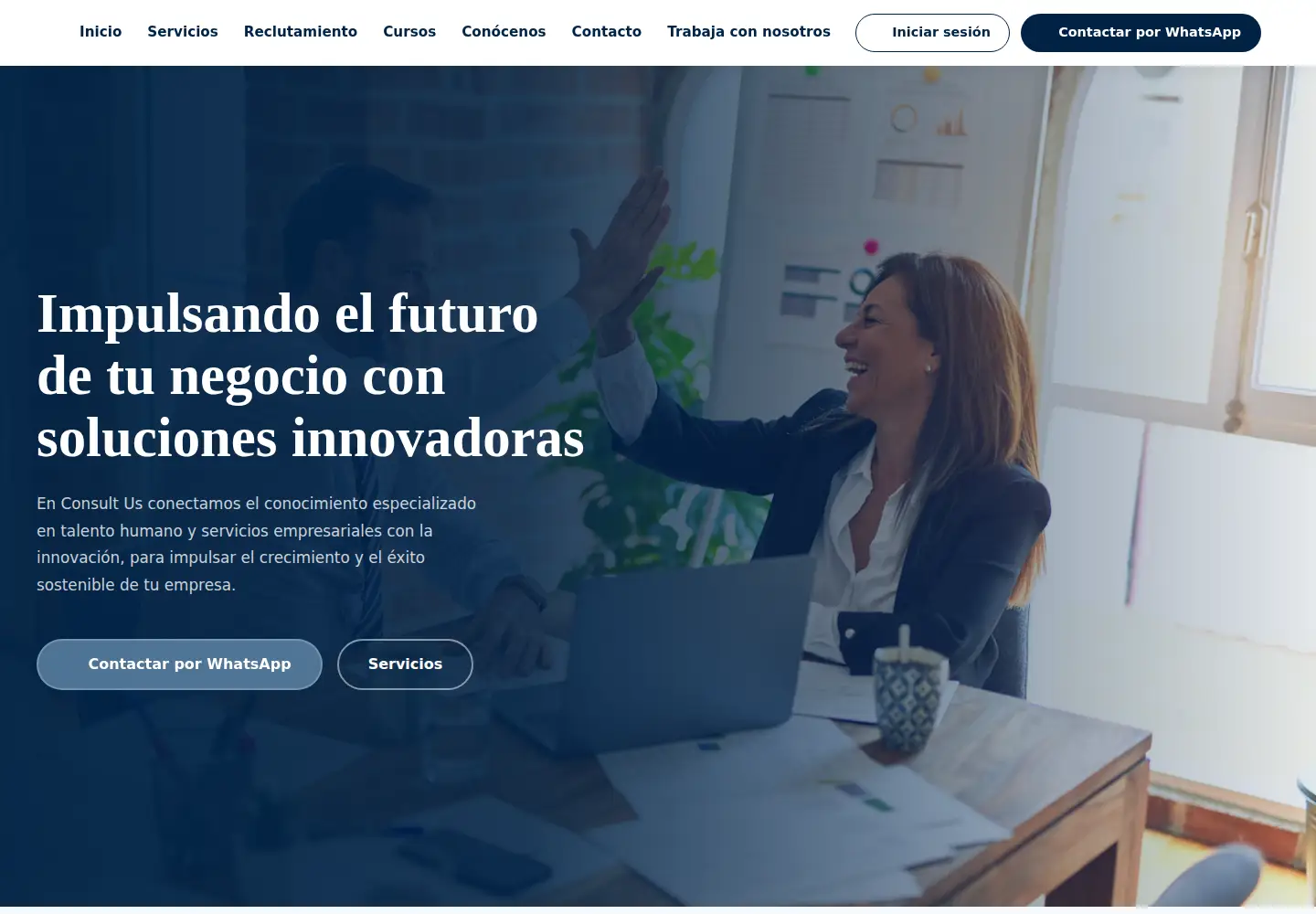 Screenshot of consult-us.gt