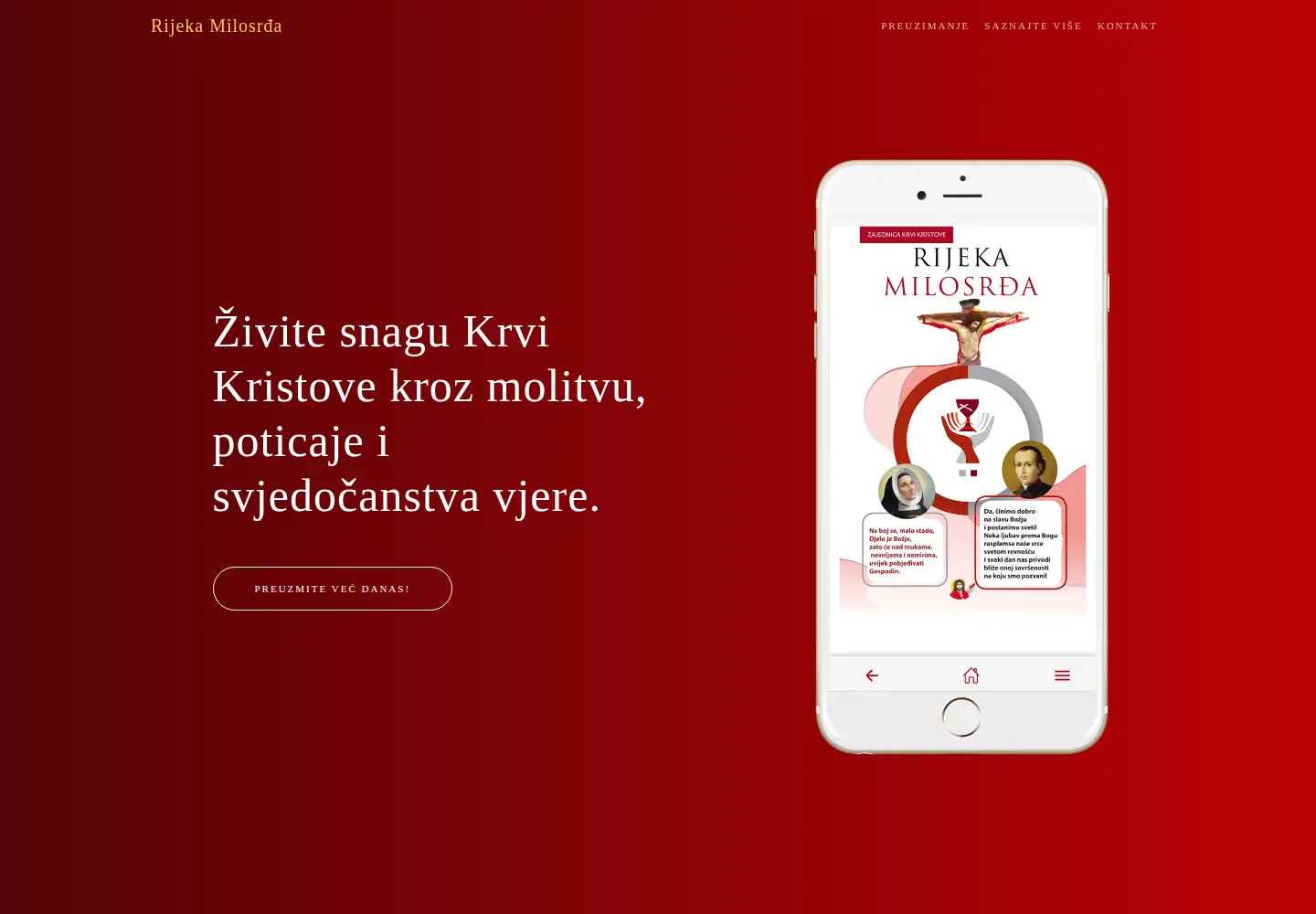 Screenshot of rijekamilosrda.com.hr