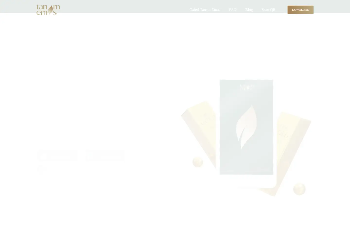 Screenshot of tanamemas.co.id