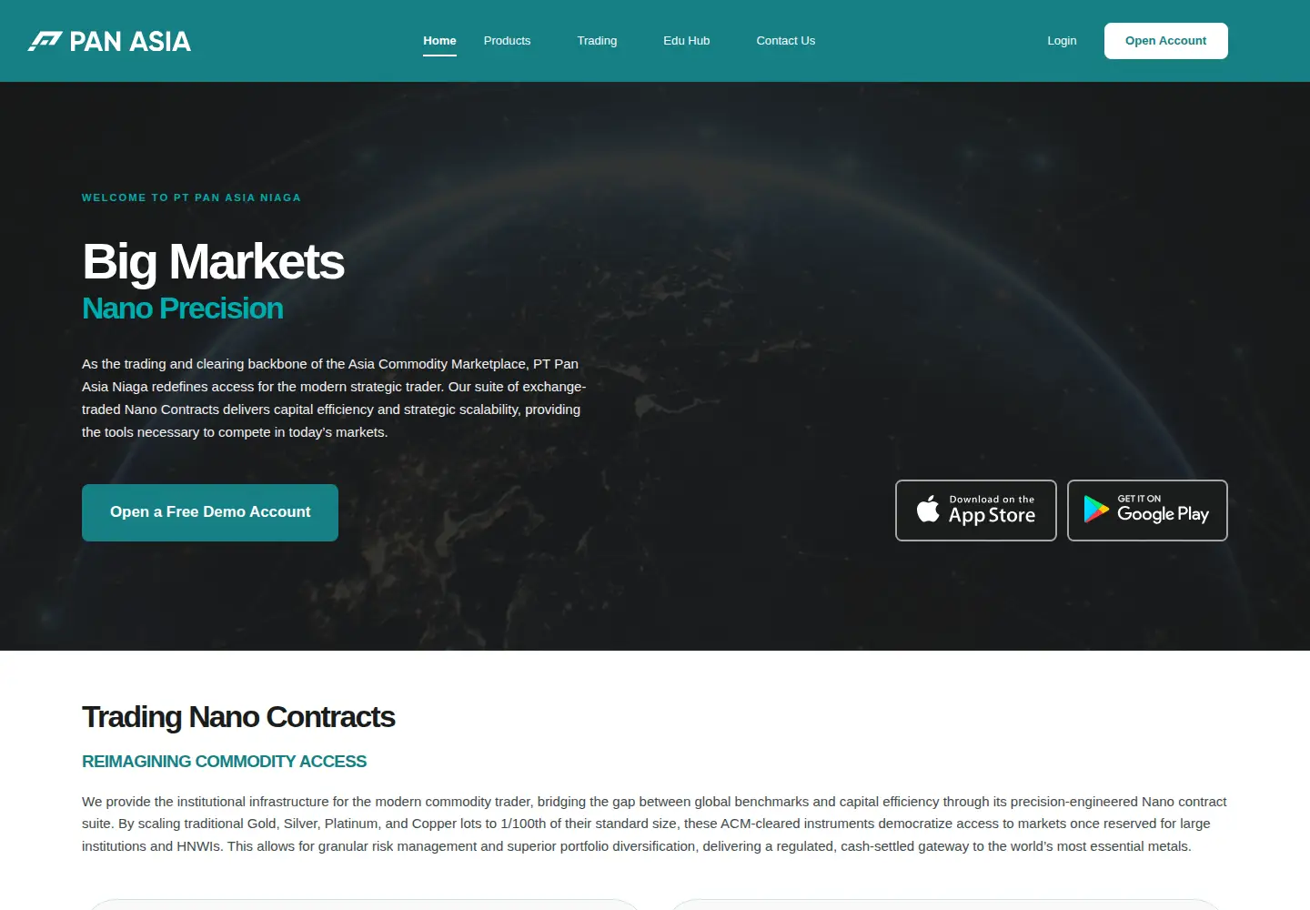 Captured homepage of panasia.id in the current scan