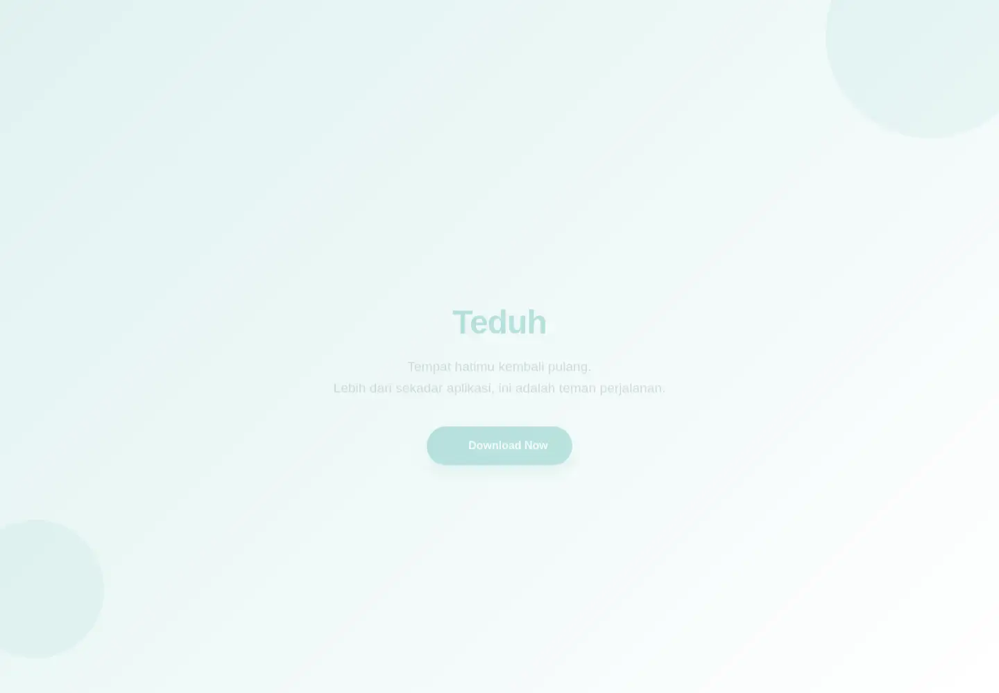 Captured homepage of teduh.web.id in the current scan