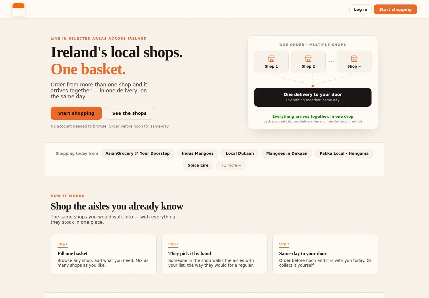 Screenshot of dukaan.ie