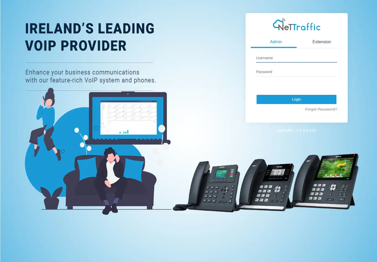 Screenshot of ntcloud.ie