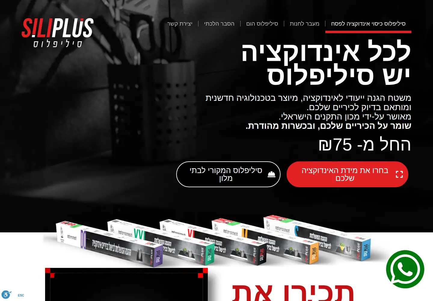 Screenshot of siliplus.co.il