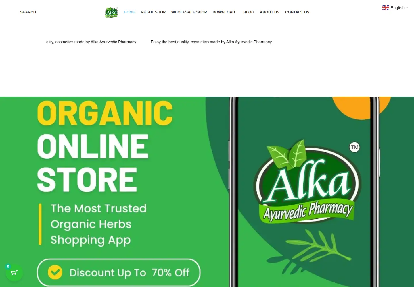 Screenshot of alkapharmacy.in