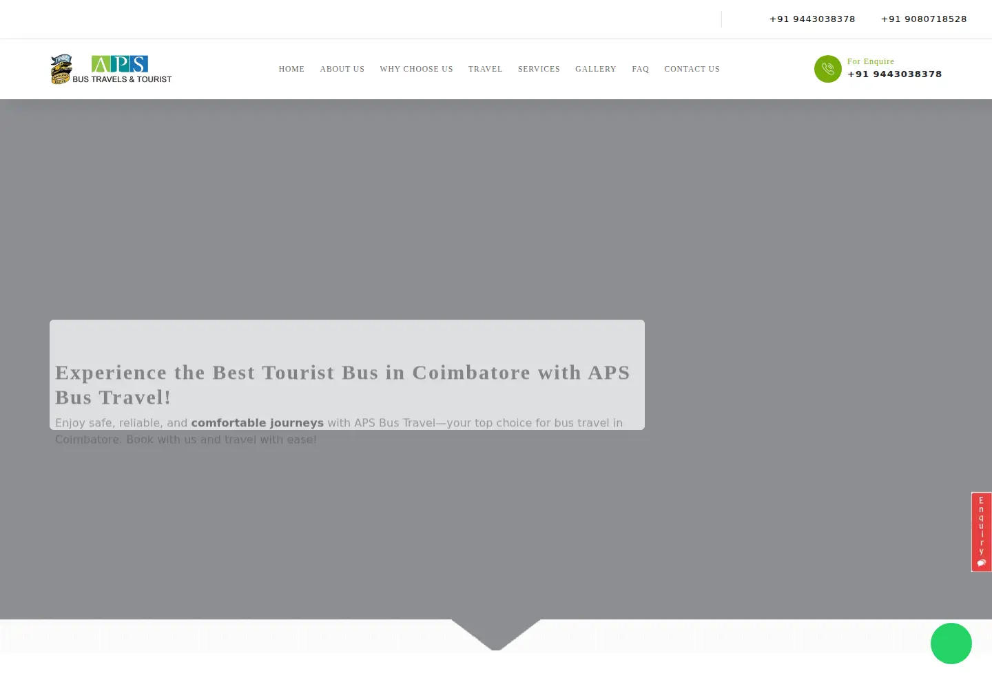 Screenshot of apsbus.in