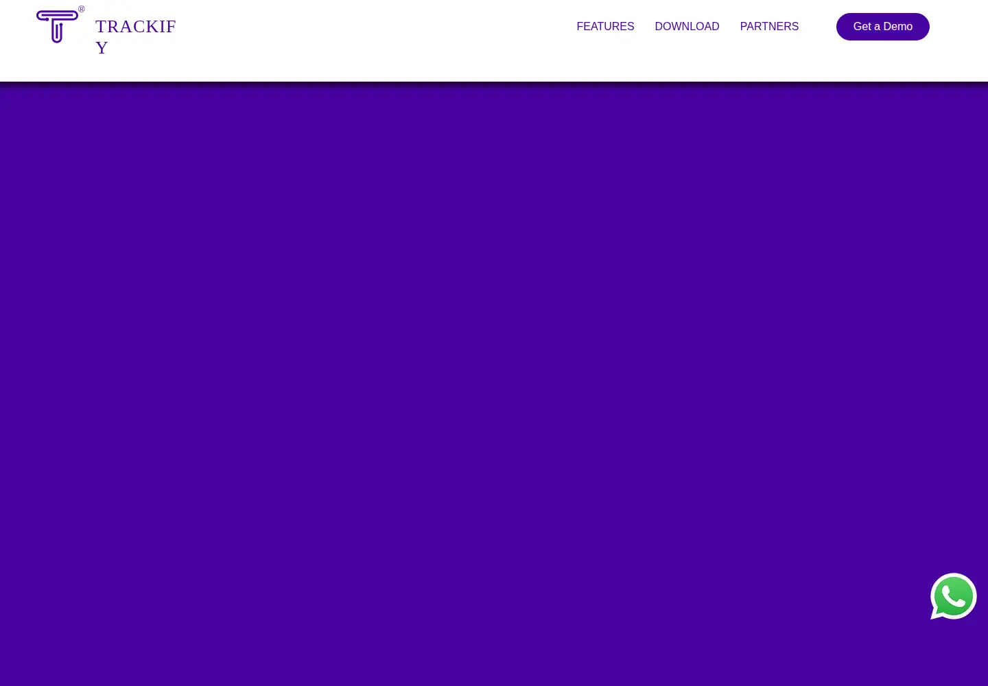 Screenshot of trackify.co.in