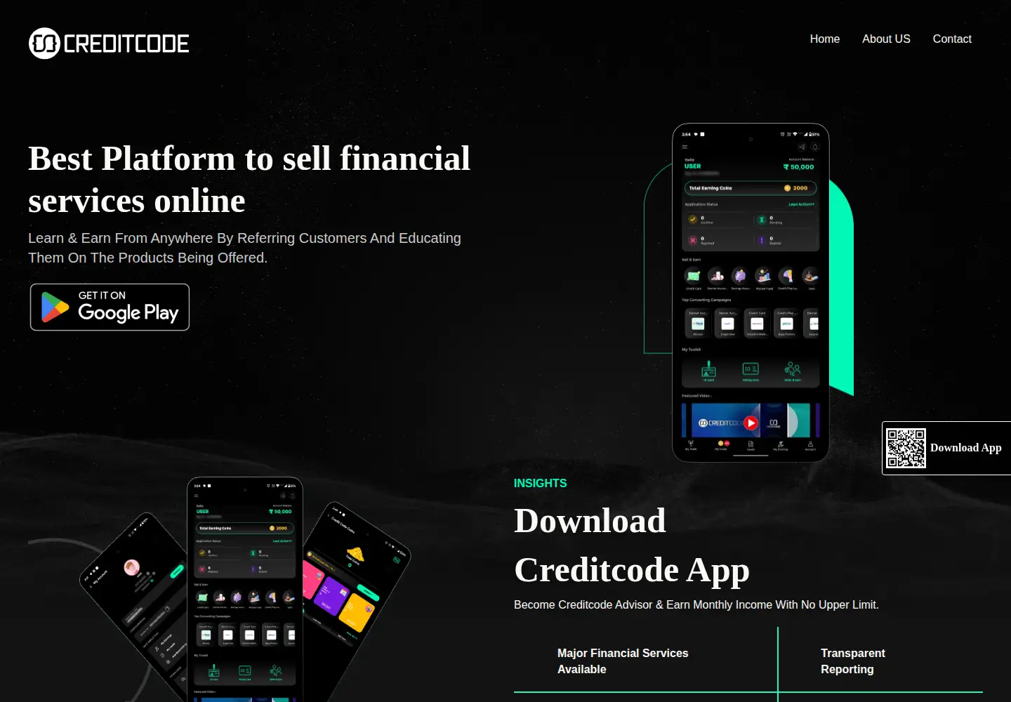 Screenshot of creditcode.in