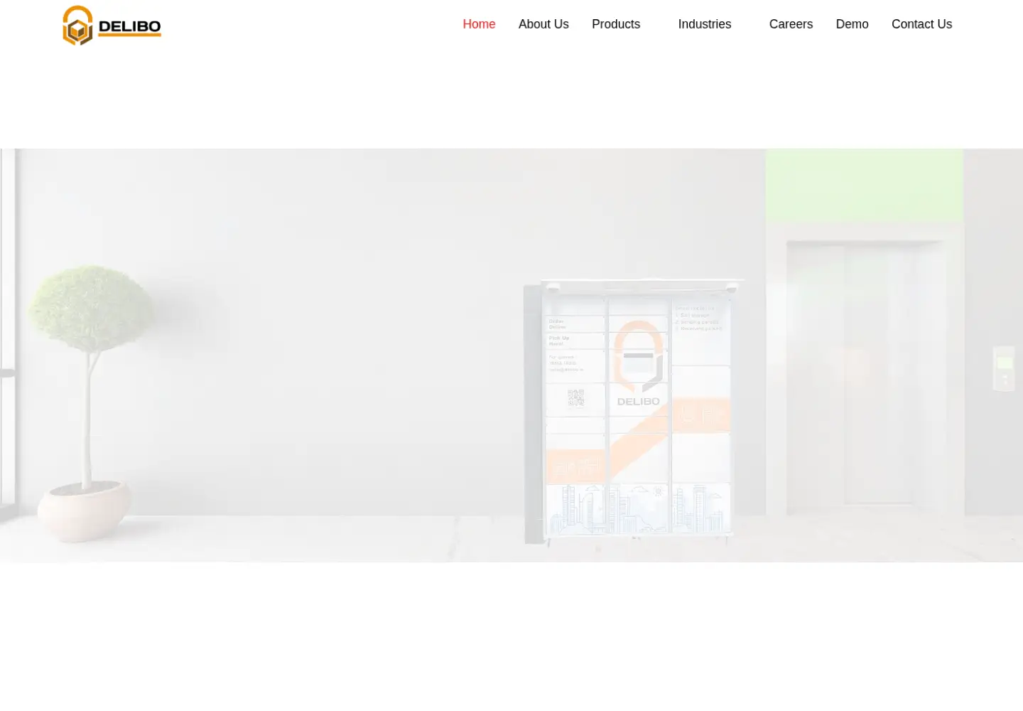 Captured homepage of delibo.in in the current scan