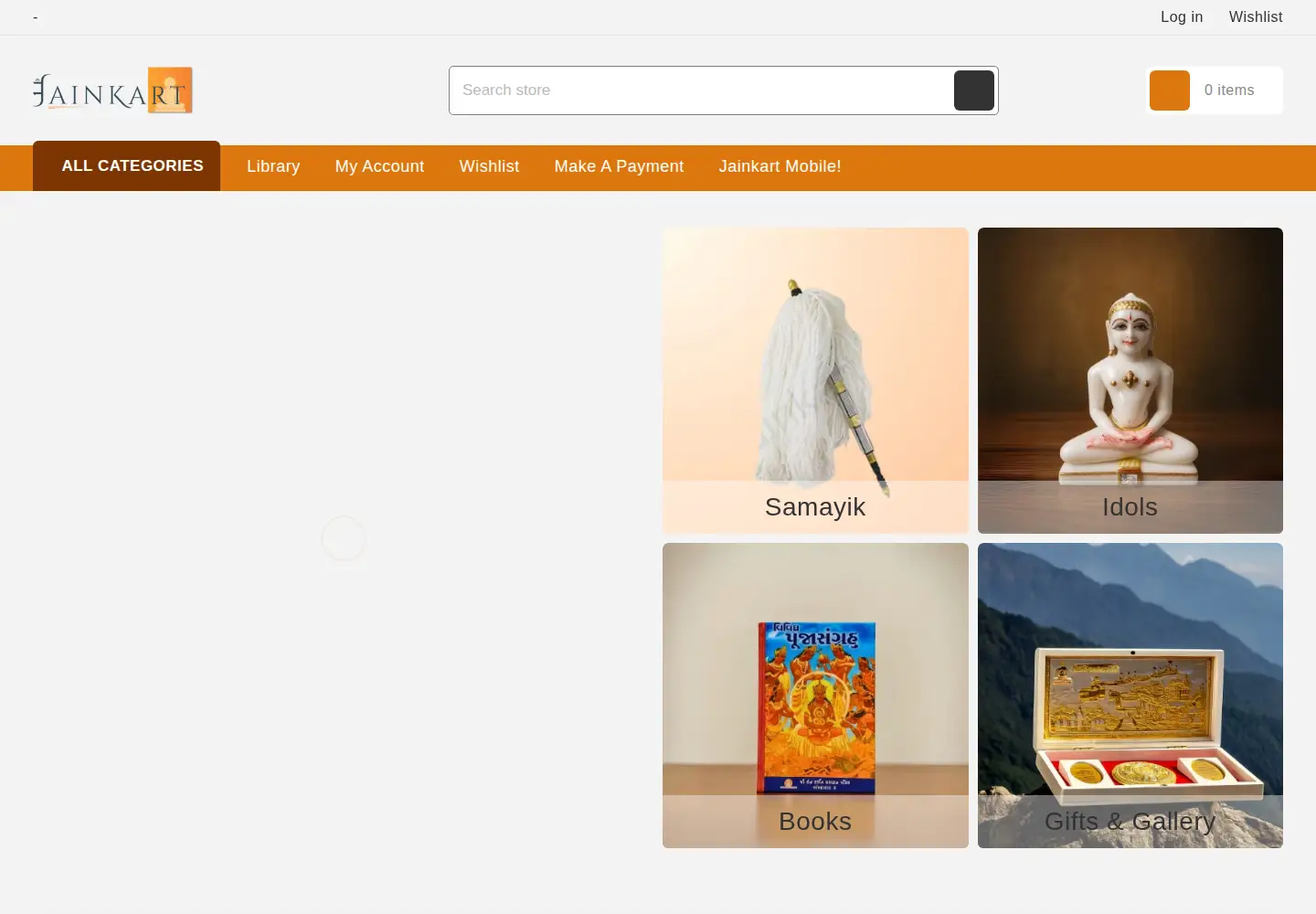 Screenshot of jainkart.in