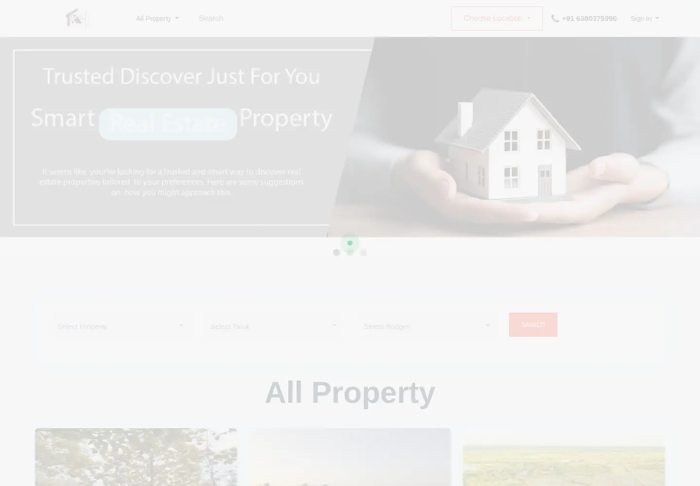 Screenshot of kanyakumariproperty.in