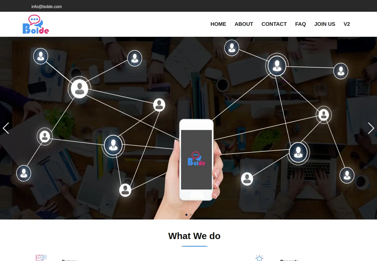 Captured homepage of bolde.org.in in the current scan