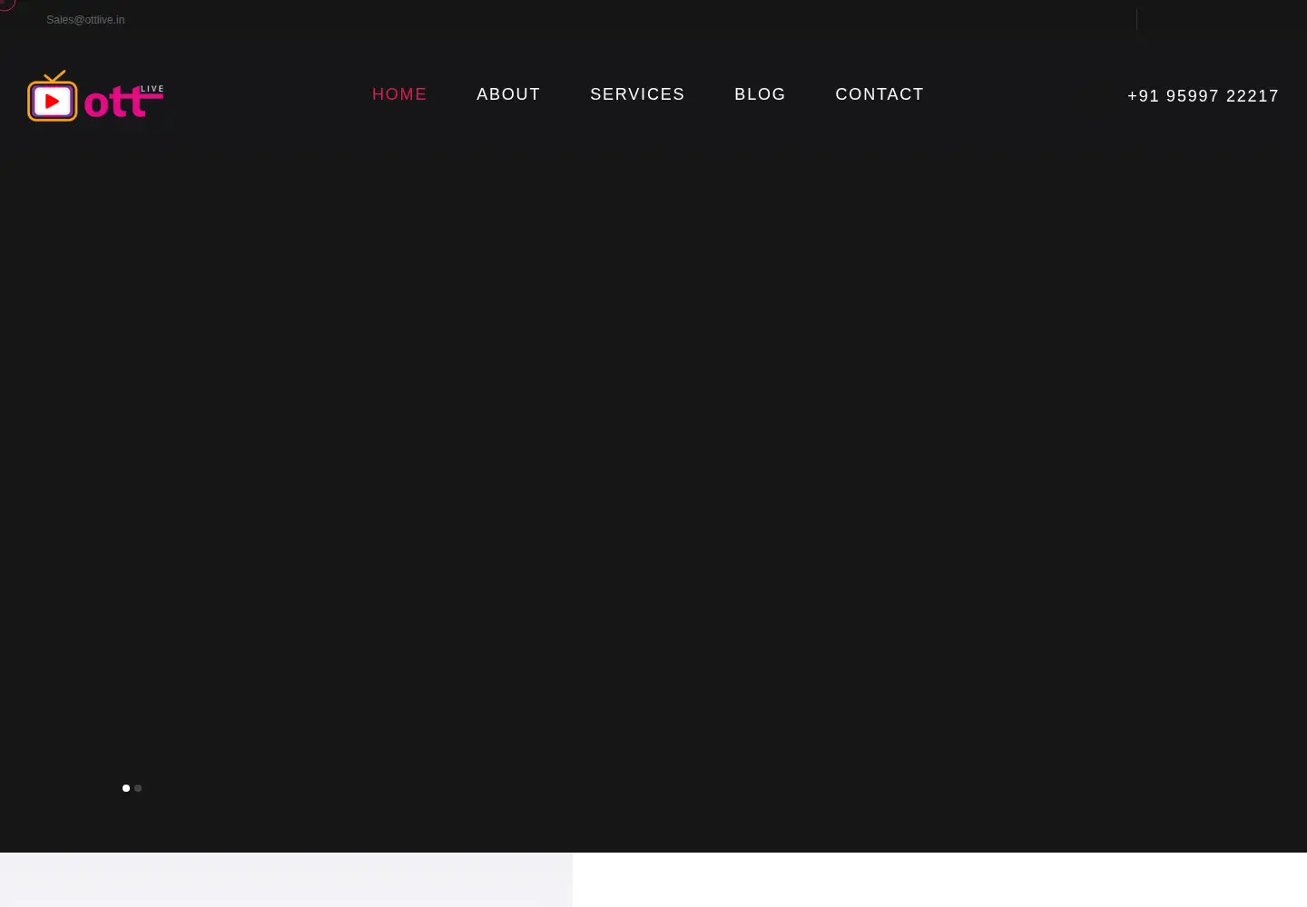 Screenshot of ottlive.in
