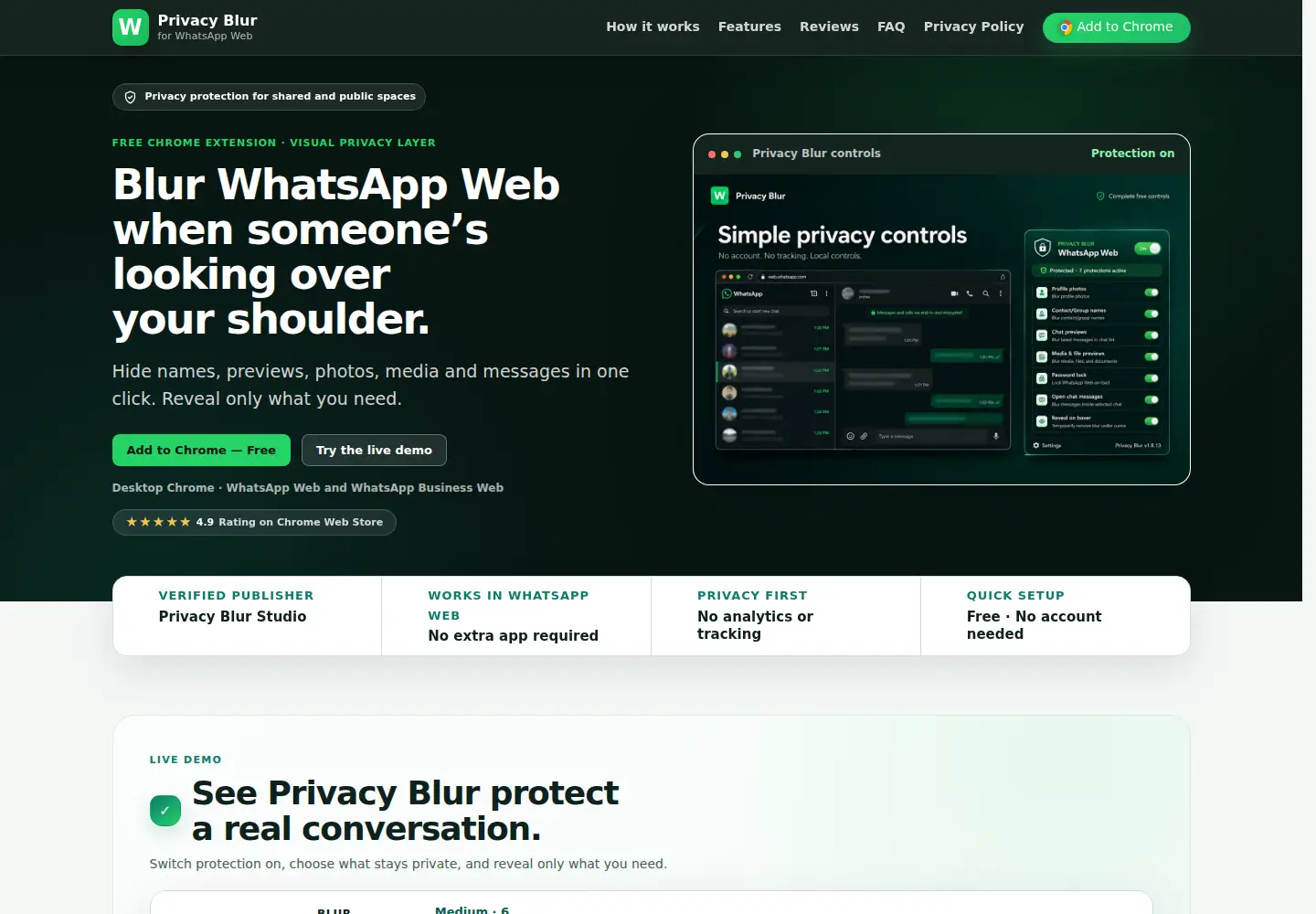 Screenshot of privacyblur.in
