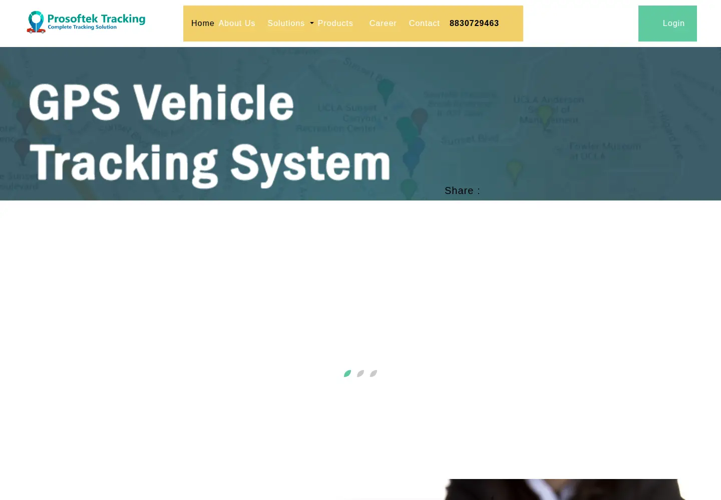 Screenshot of prosoftektracking.in