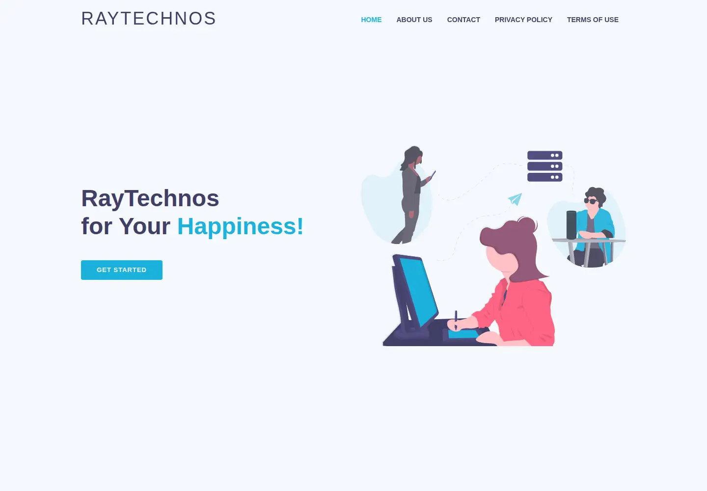Screenshot of raytechnos.in