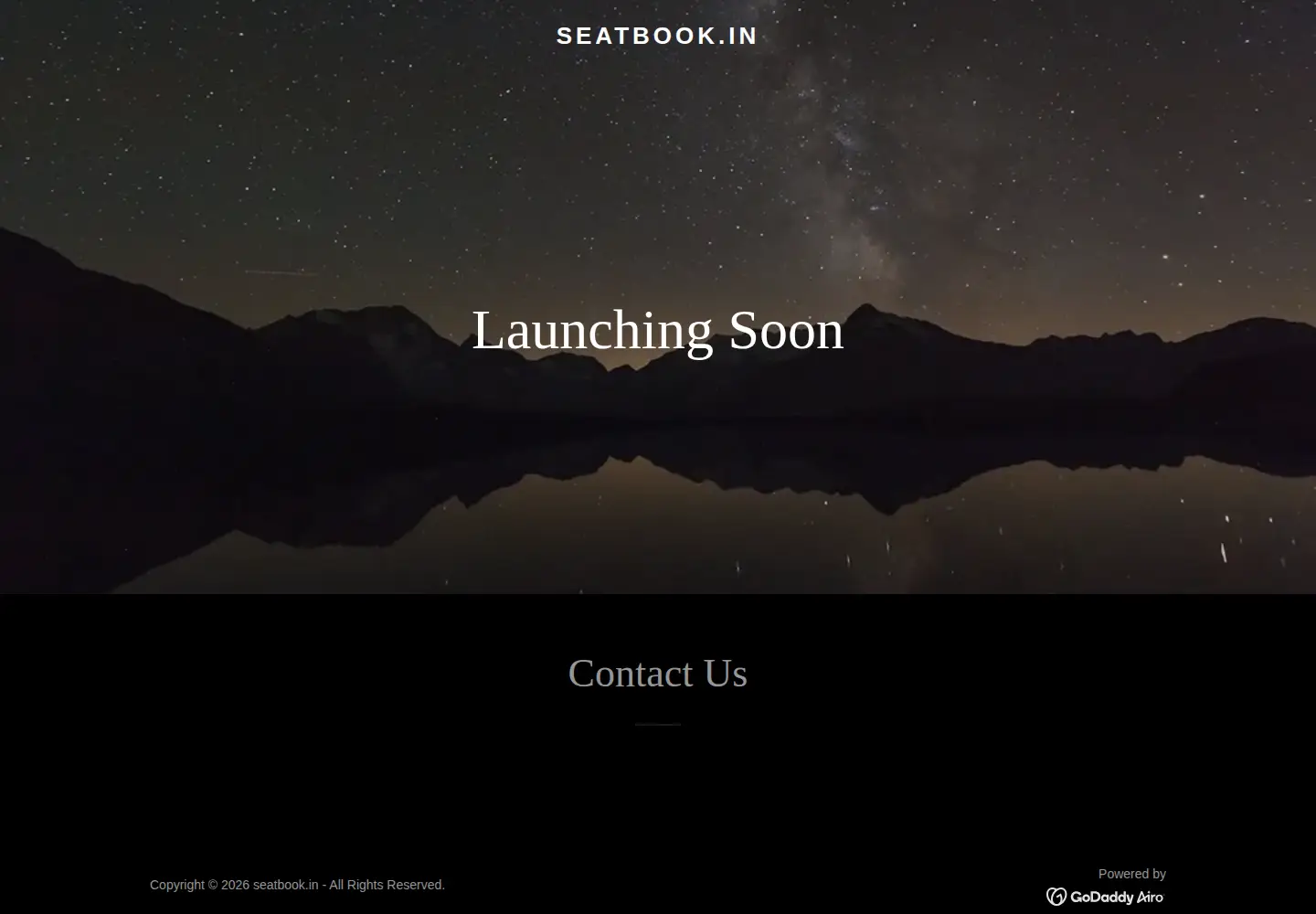 Screenshot of seatbook.in