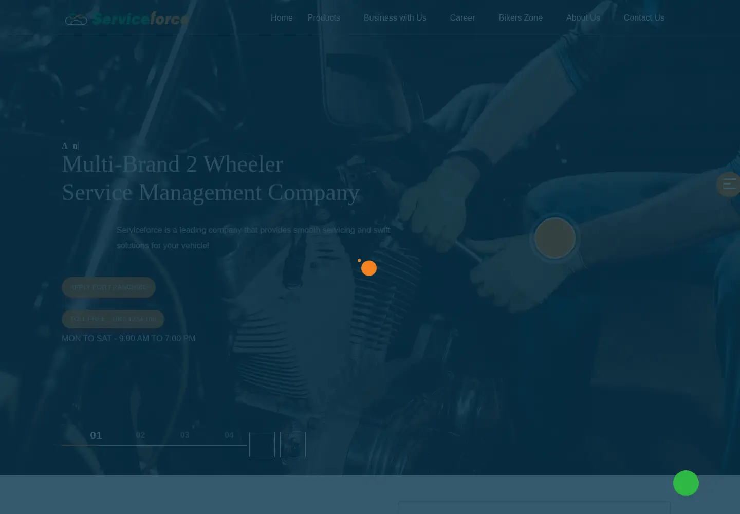 Screenshot of serviceforce.in