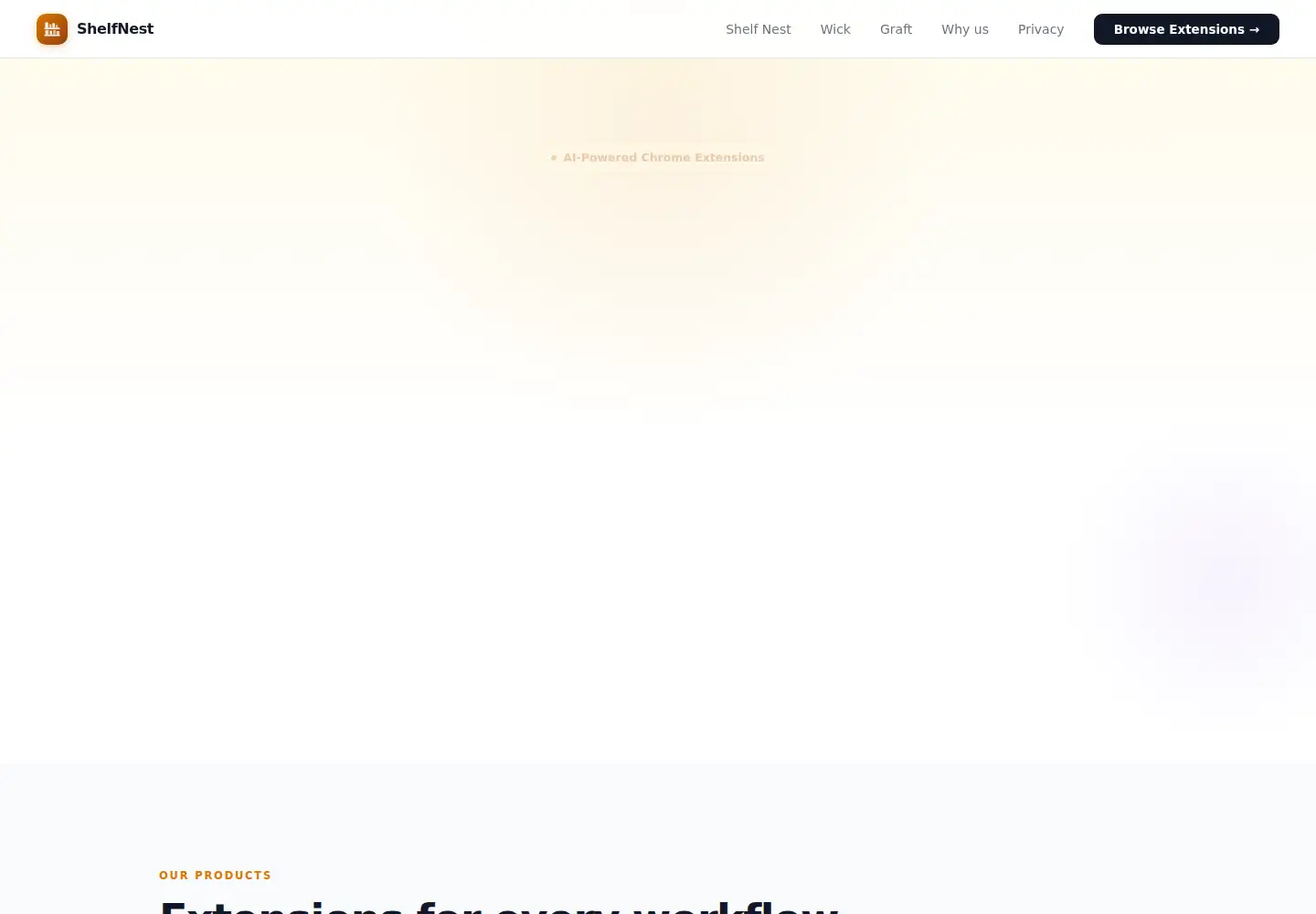 Captured homepage of shelfnest.in in the current scan
