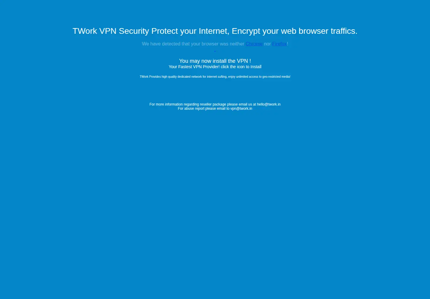 Screenshot of twork.in