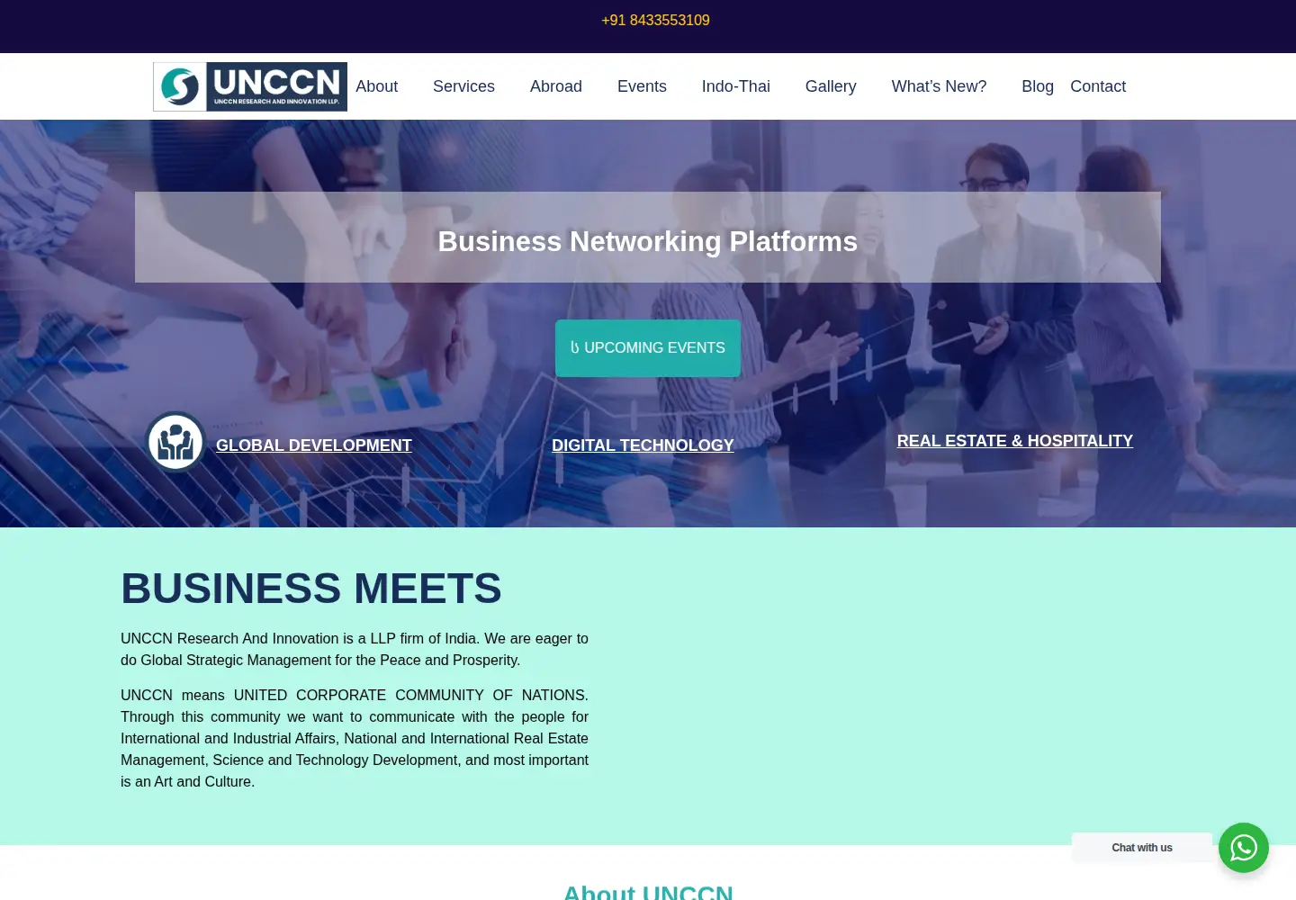 Screenshot of unccn.in