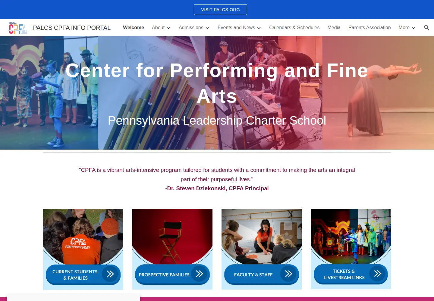 Screenshot of cpfa.info
