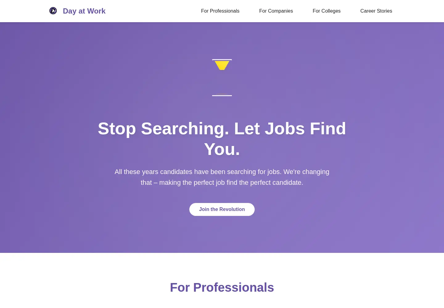 Captured homepage of dayatwork.info in the current scan