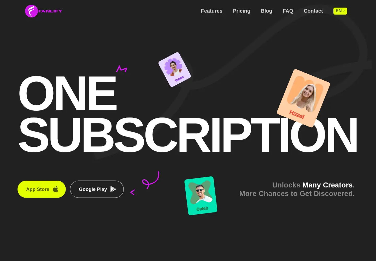 Screenshot of fanlify.info