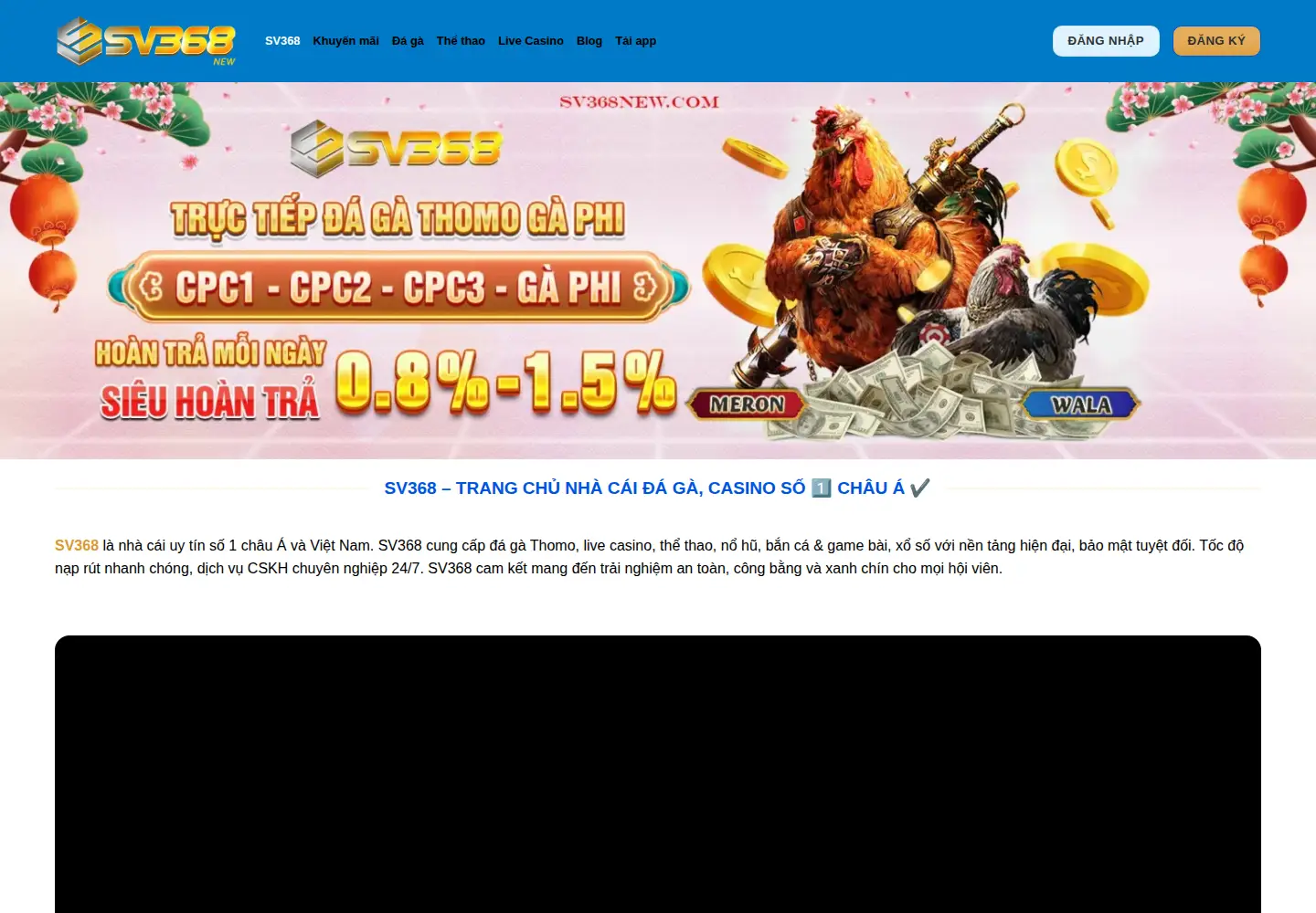 Screenshot of sv368vaobo.info